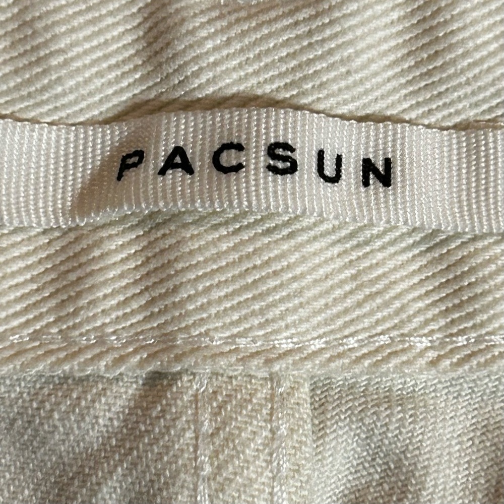 Pacsun EUC Women’s Size 27 Low Rise Carpenter Jeans Green White 31” Inseam - Picture 3 of 9